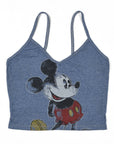 SRV Upcycled “Mickey” Singlet Top (S)