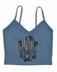 SRV Upcycled “City Bike” Singlet Top (XS)